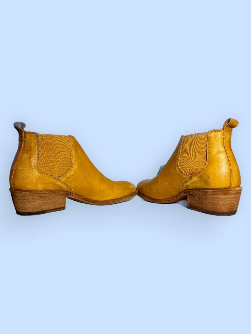 FRYE Carson Chelsea Marigold Ankle Bootie Size 9.5 M Womens - Picture 5 of 9